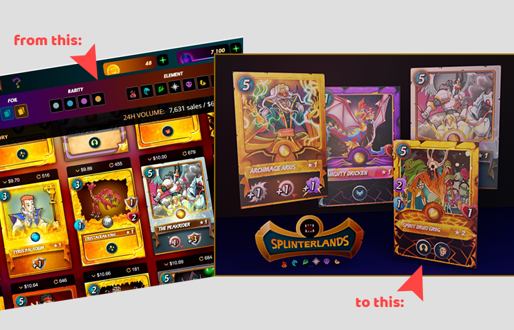 Making Epic Splinterlands 3D animation with cards and logo - Blender and Photoshop process | PeakD Making Epic Splinterlands 3D animation with cards and logo - Blender and Photoshop process | PeakD