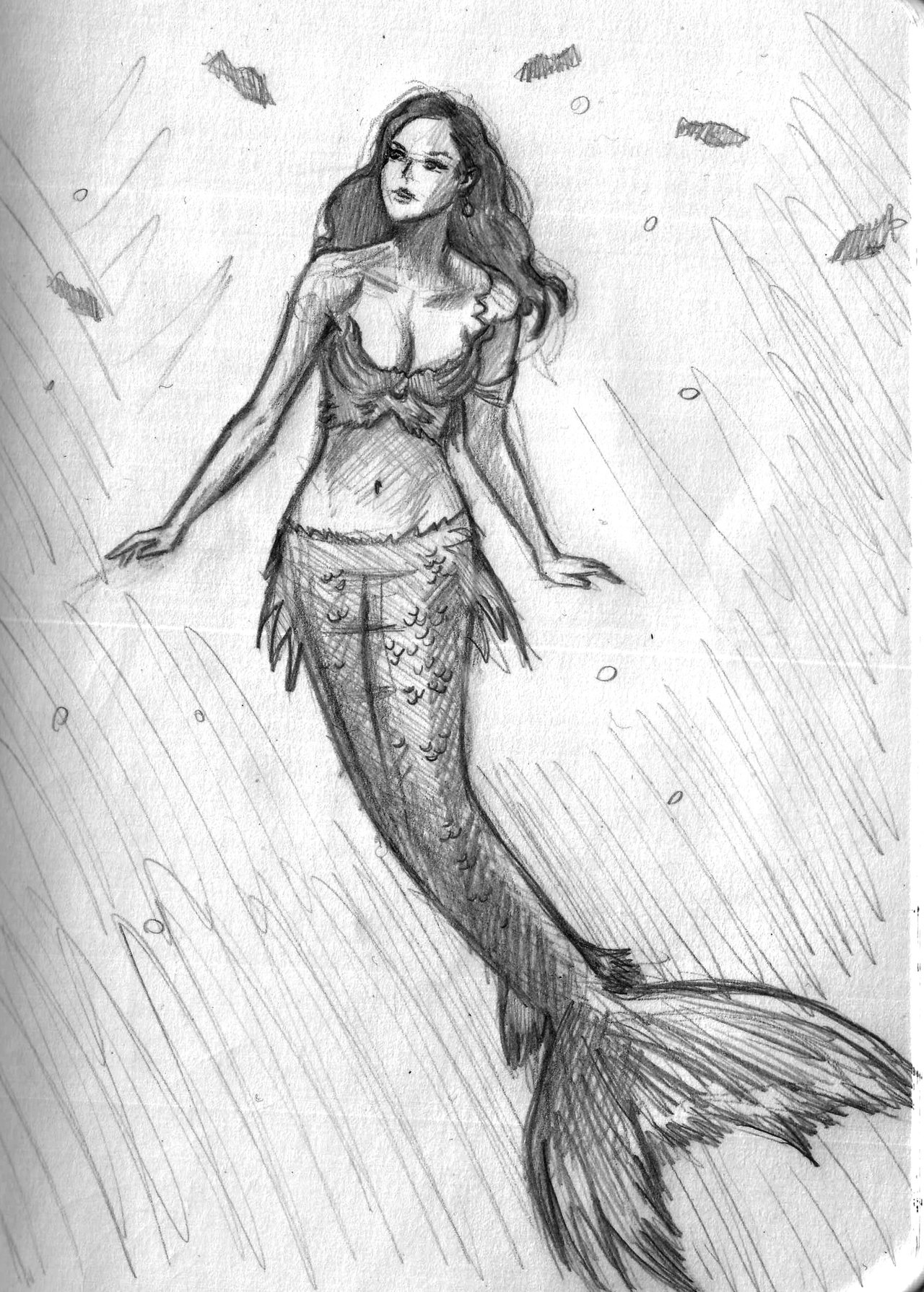 mermaid drawing | Anne-Marie Broughton
