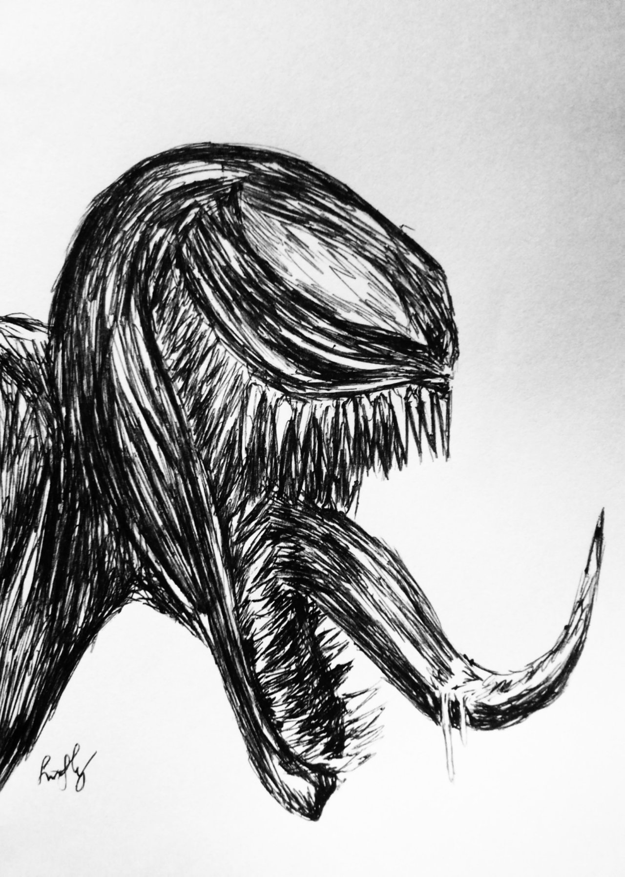Dhruv on Twitter Drawing venom Venom design drawing draw painting  art sketch talent skills  httpstcoEvSFCiPuLV  Twitter