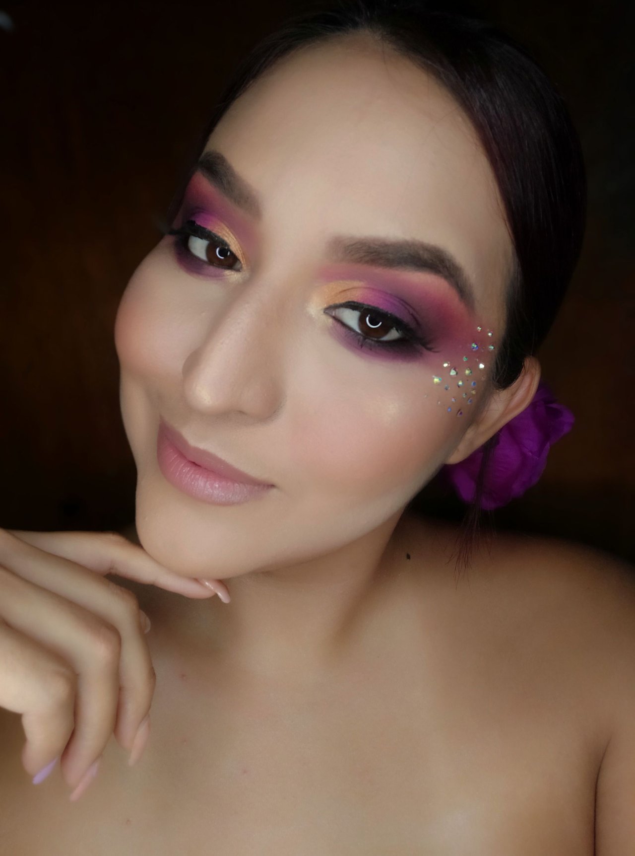 ? Hermoso Maquillaje Inspirado en el atardecer de Mi Ciudad ???// ?  Beautiful Makeup Inspired by the sunset of My City ?????? | PeakD