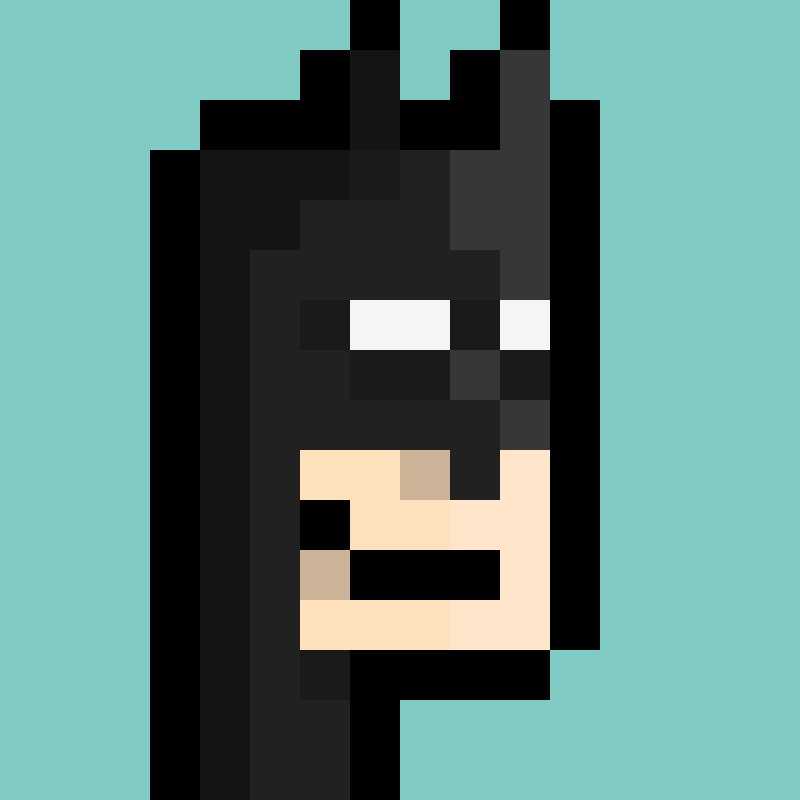 minecraft pixel art batman symbol