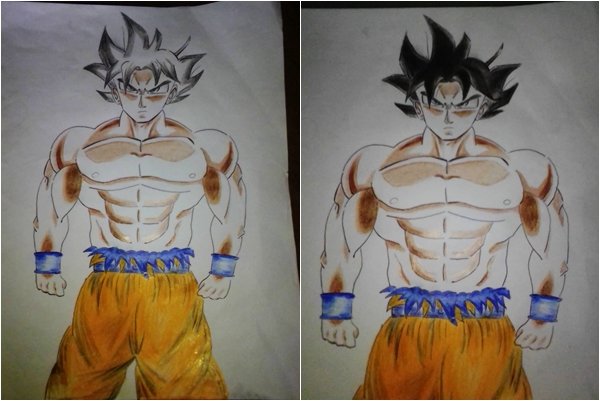 Drawing Goku ultra instinct! / Dibujando a Goku ultra instinto! [ESP-ENG] |  PeakD