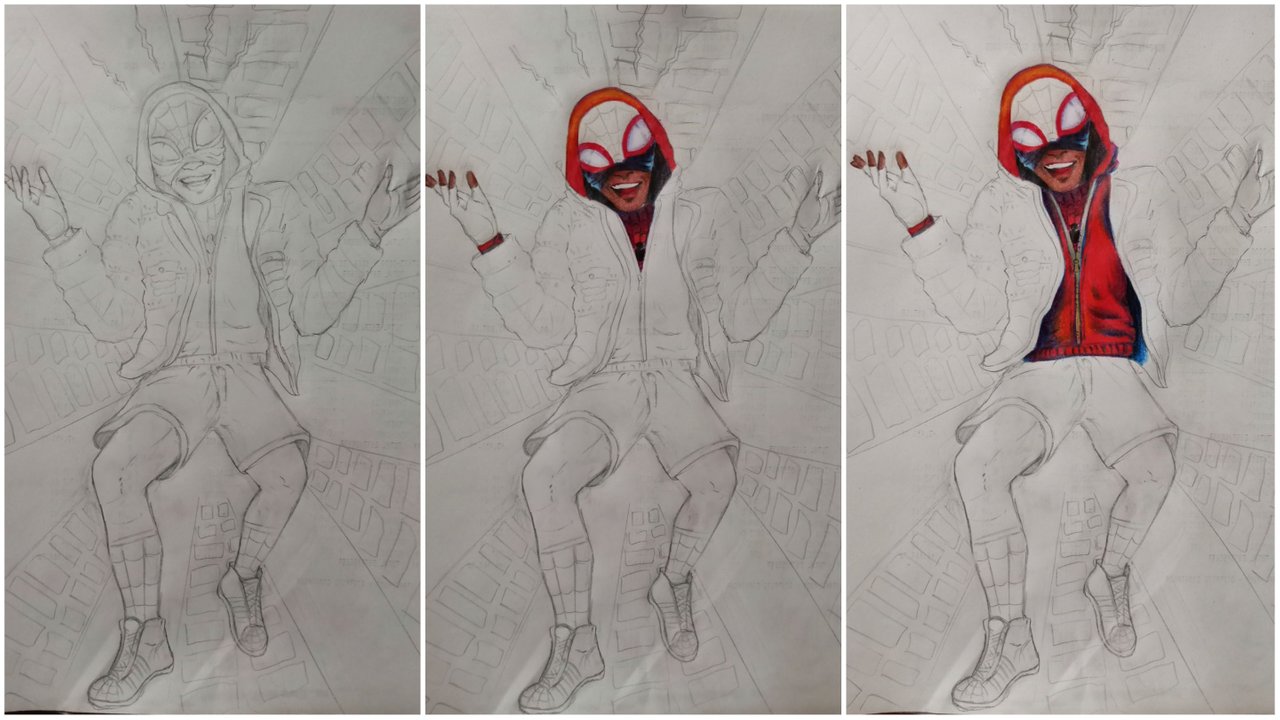 Dibujo de Miles Morales | Drawing of Miles Morales [ESP-ENG] | PeakD