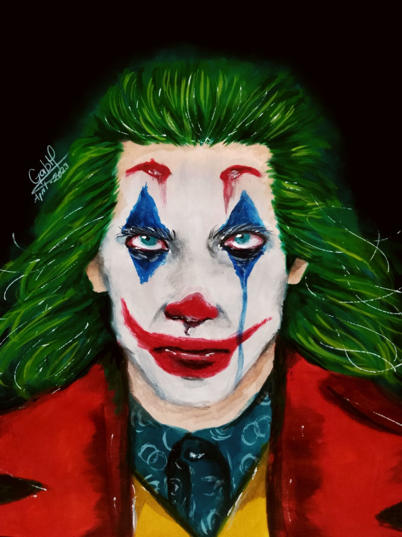 Pintura de el Joker 🃏 | Painting of the Joker 🃏 [ESP-ENG] | PeakD