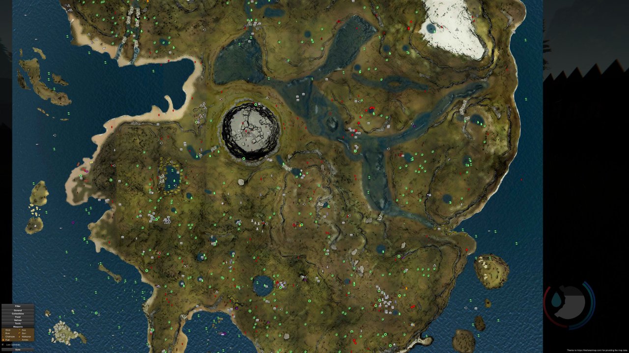 I whipped up a map of essential items you should grab early in the game. :  r/SonsOfTheForest