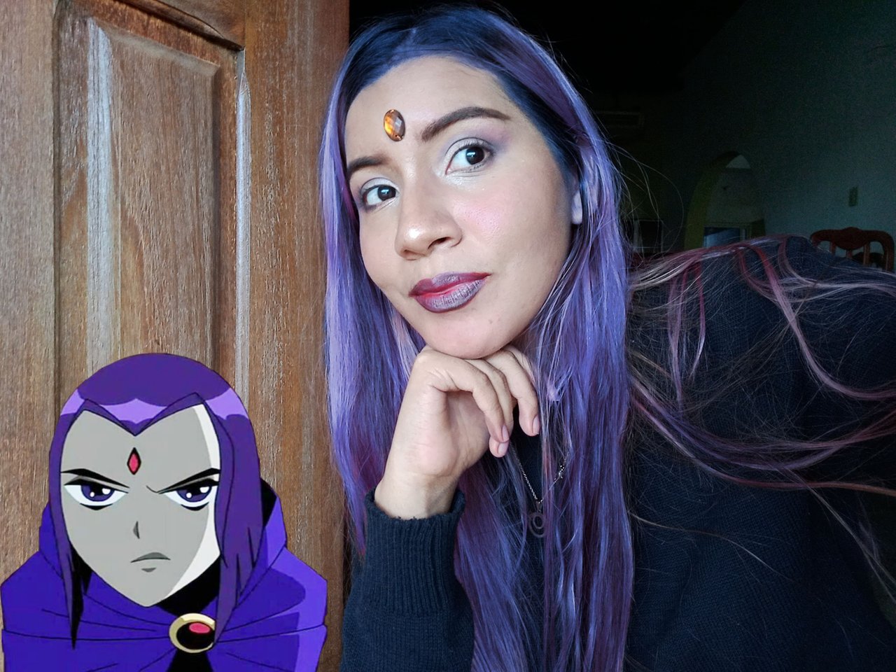 ESP-ENG] Maquillaje inspirado en Raven // Los jóvenes Titanes || Makeup  inspired by Raven The Teen Titans | PeakD