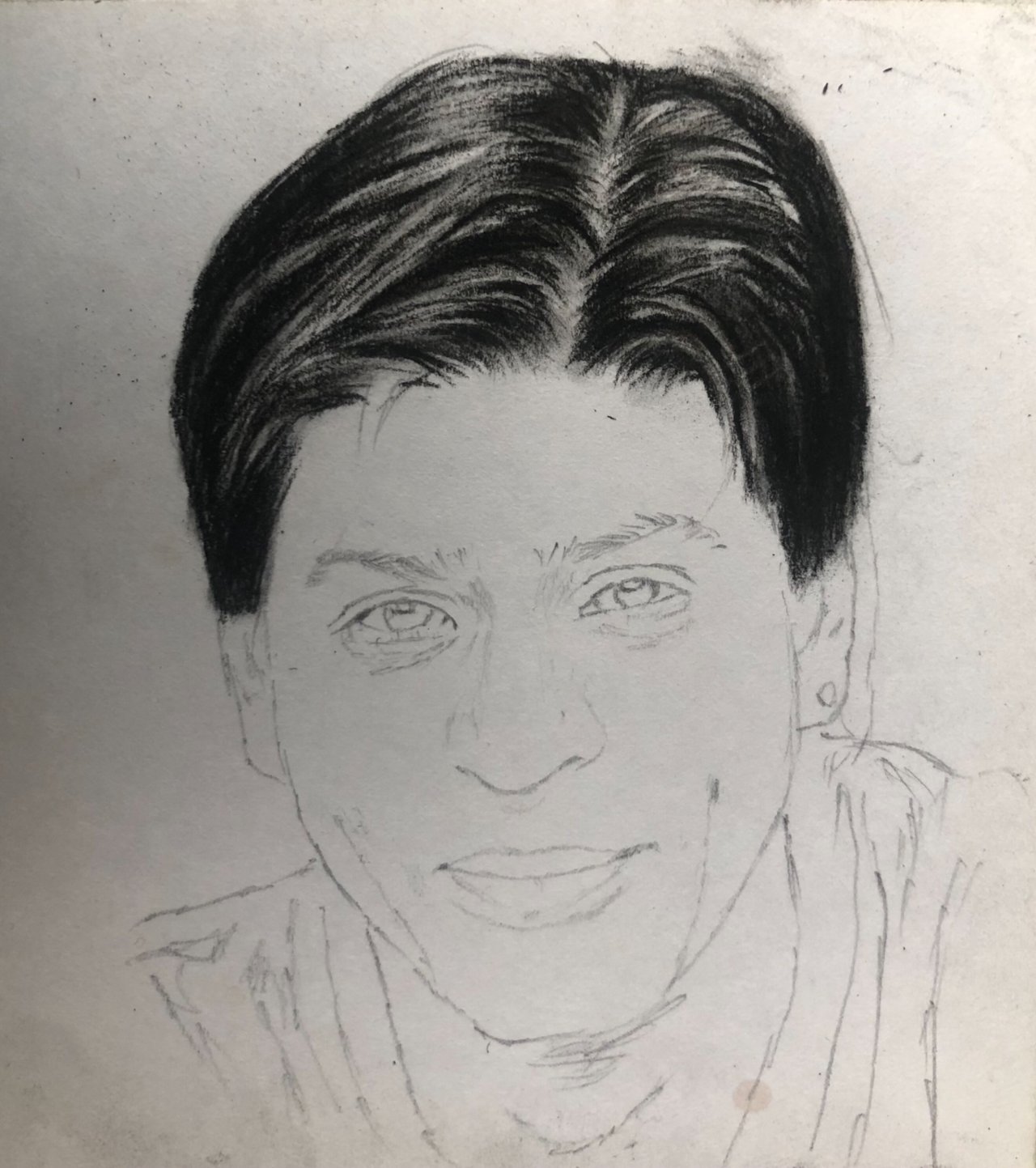 Shahrukh khan sketch Drawing by Dr Mubarak Muhammad Ali  Saatchi Art