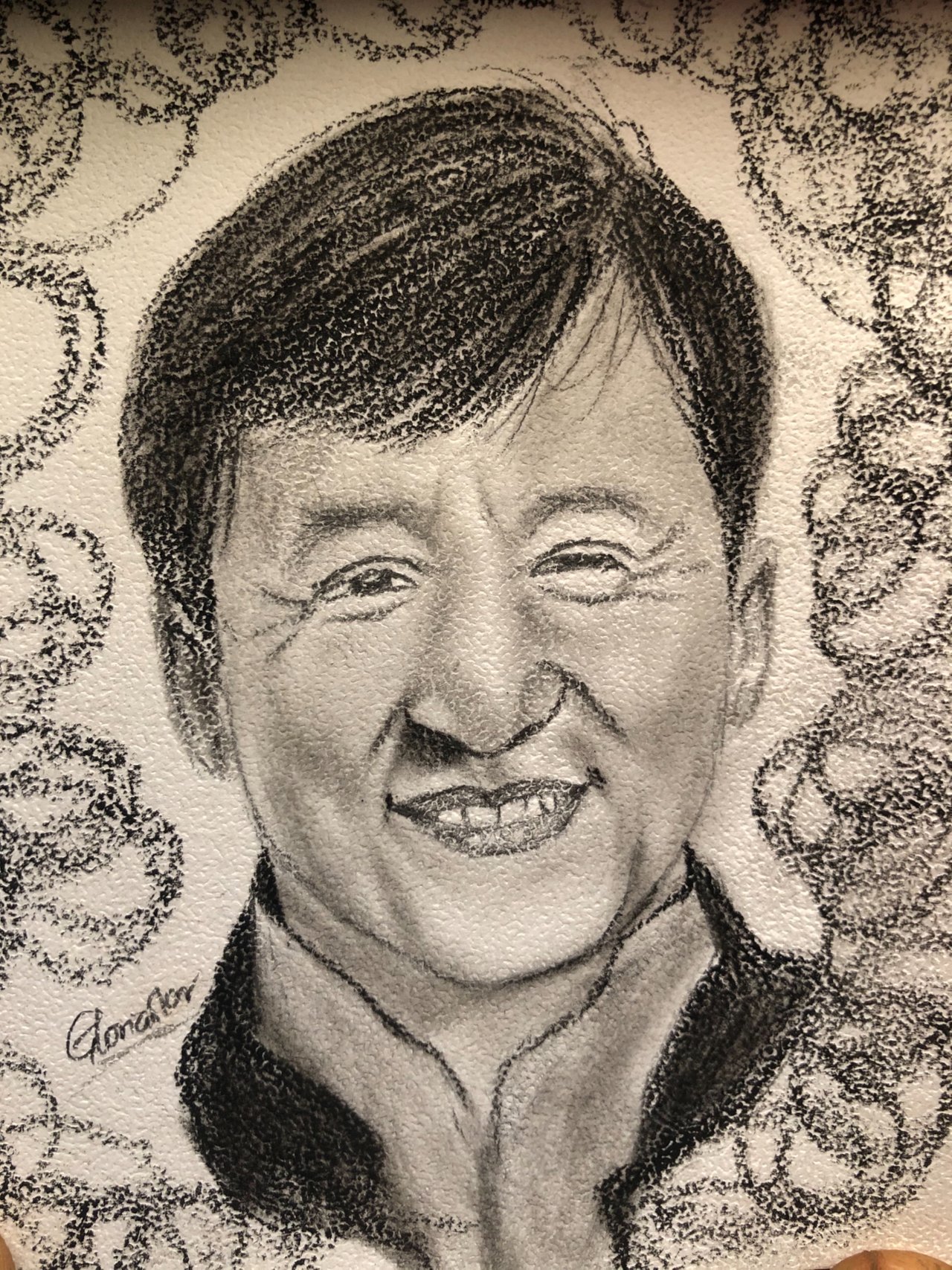 Sketch I did of Jackie Chan for his birthday  rJackieChan