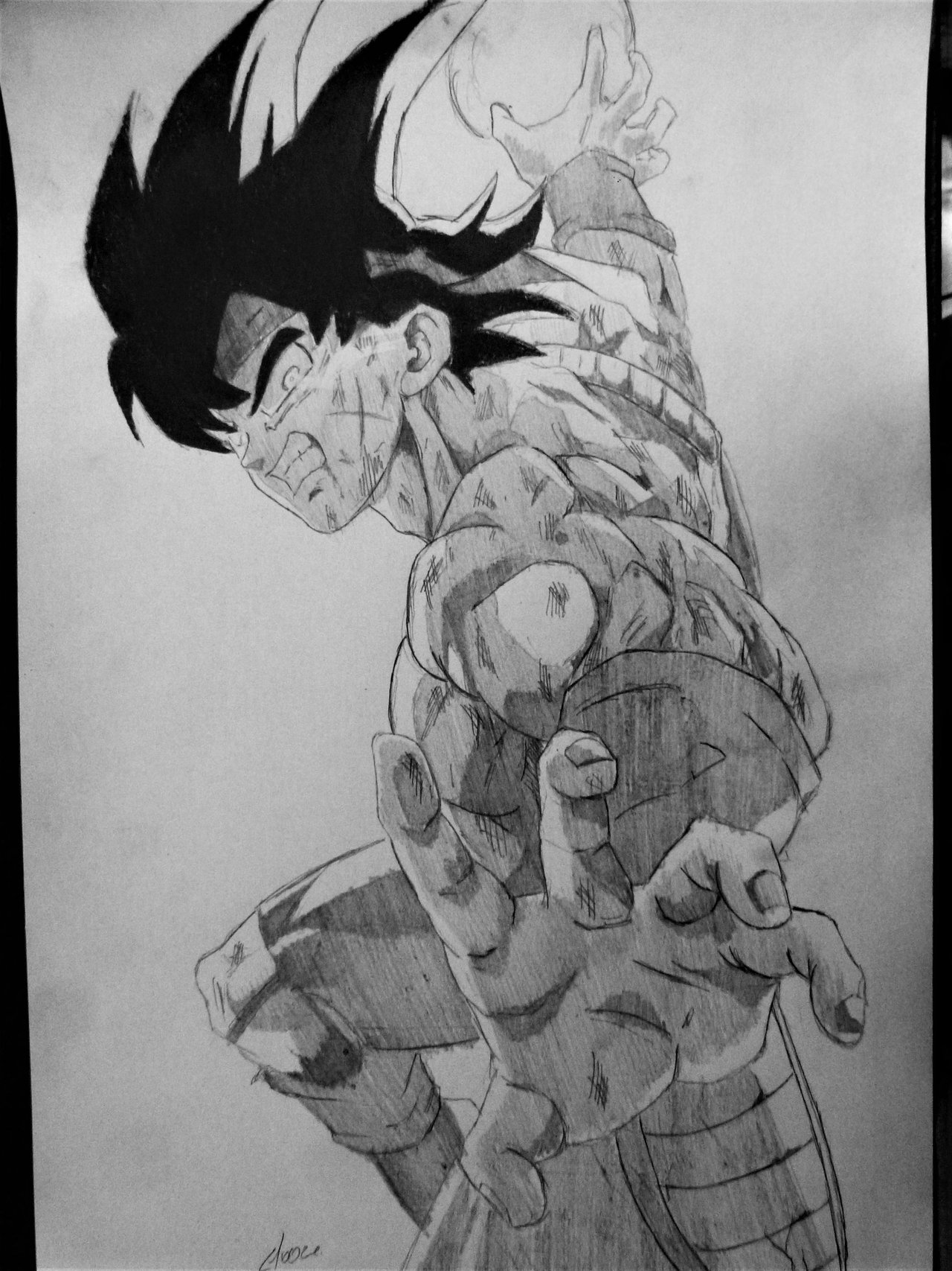 Dragon Ball Z Bardock pencil drawing : r/AnimeART