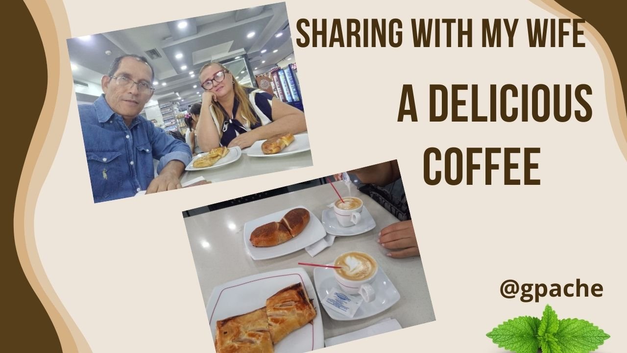 Sharing with my wife a delicious coffee [ENG]/[ESP]