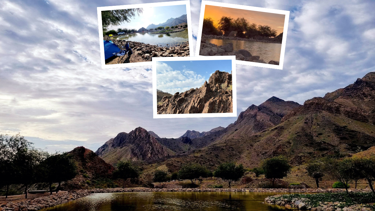 Camping in Suhaila Lakes 2 Hatta: Lake Views and Mountain Vibes
