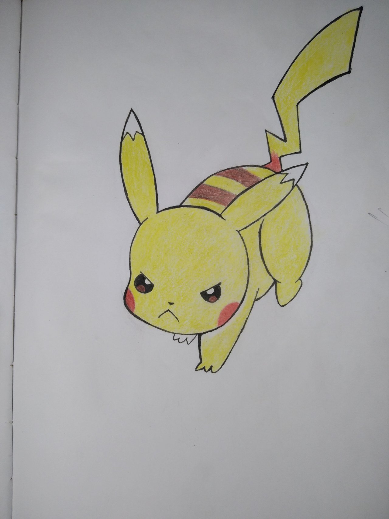 COMO DIBUJAR A PIKACHU - POKEMON GO! / how yo draw pikachu