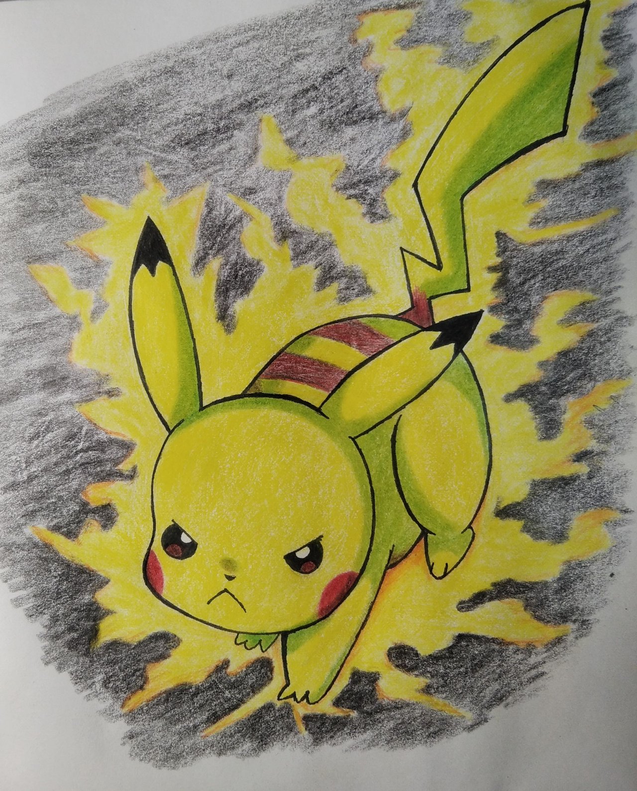 COMO DIBUJAR A PIKACHU - POKEMON GO! / how yo draw pikachu