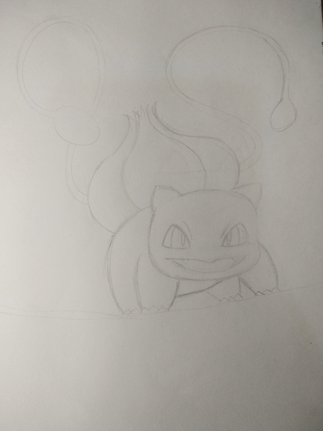 COMO DIBUJAR A BULBASAUR - POKEMON GO / how to draw bulbasaur - pokemon go  