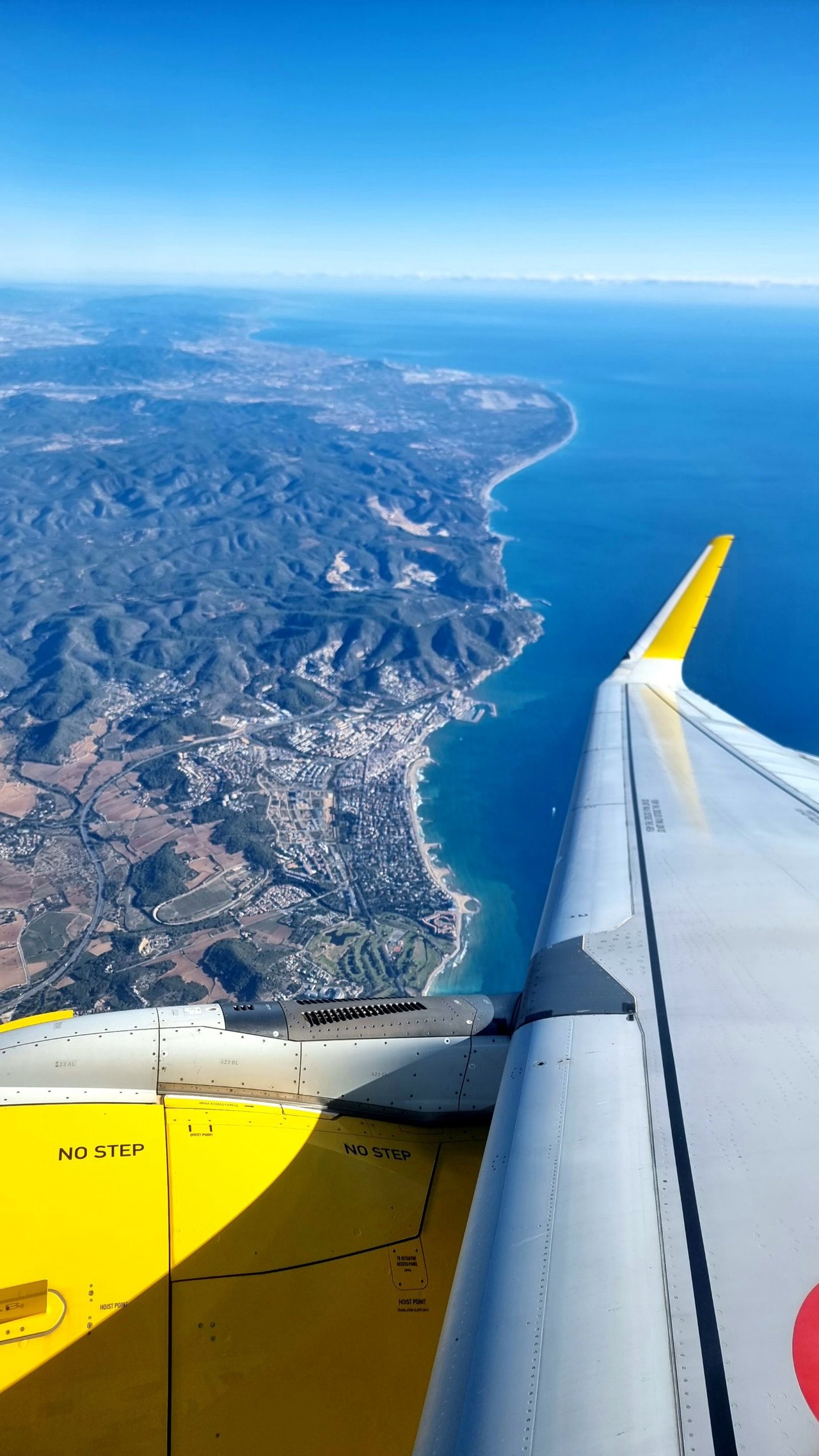 View on the  Spanish coast!