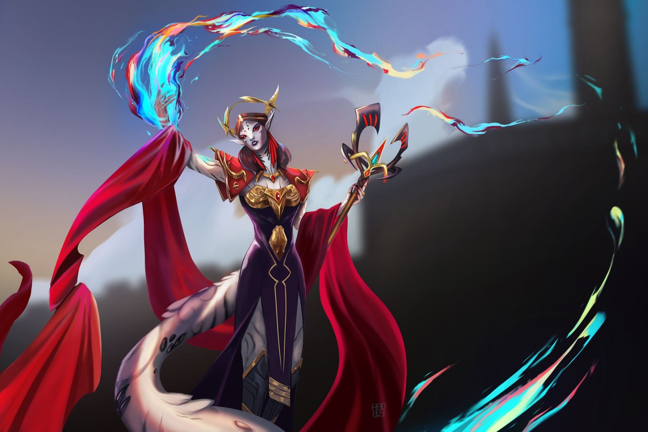 League of Legends Blood Moon Diana Animated Wallpaper on Make a GIF