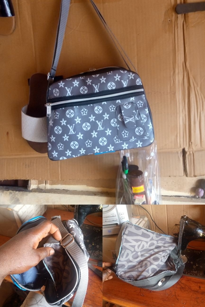 DIY ON HOW I SEW A FASHION LOUIS VUITTON CROSS BAG FOR RESALE