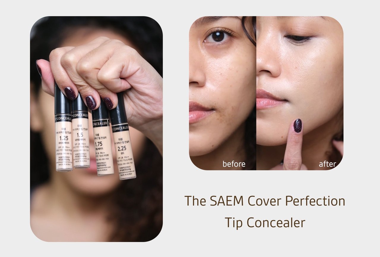 I think I just found the best spot concealer for me | The SAEM Cover Perfection Tip Concealer