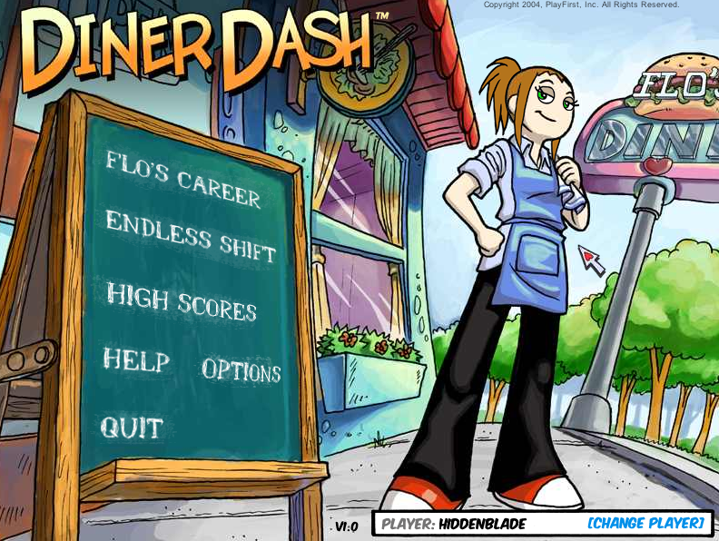Let's Play Diner Dash 01: Flo's First Diner 