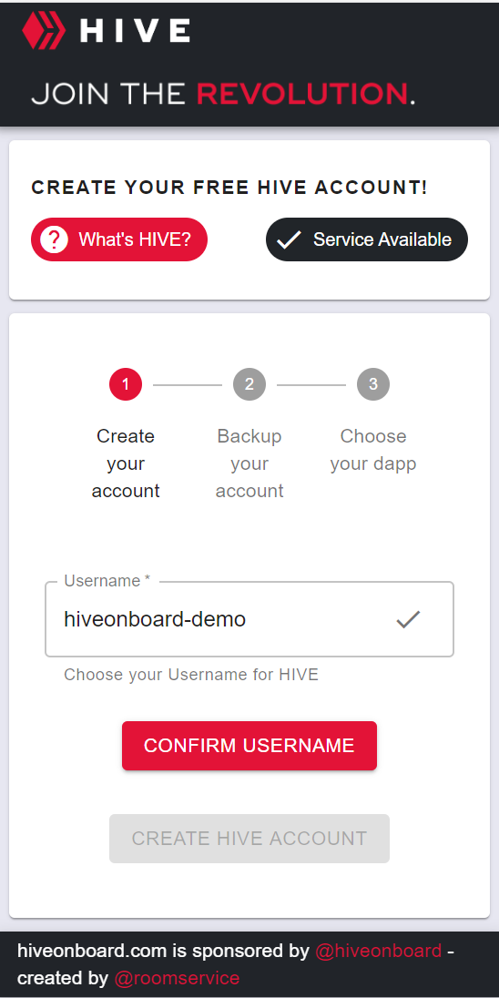 Introducing hiveonboard.com - free HIVE account creation service | PeakD