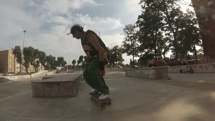 fakie nosegrind to switch many fakie flip out.gif