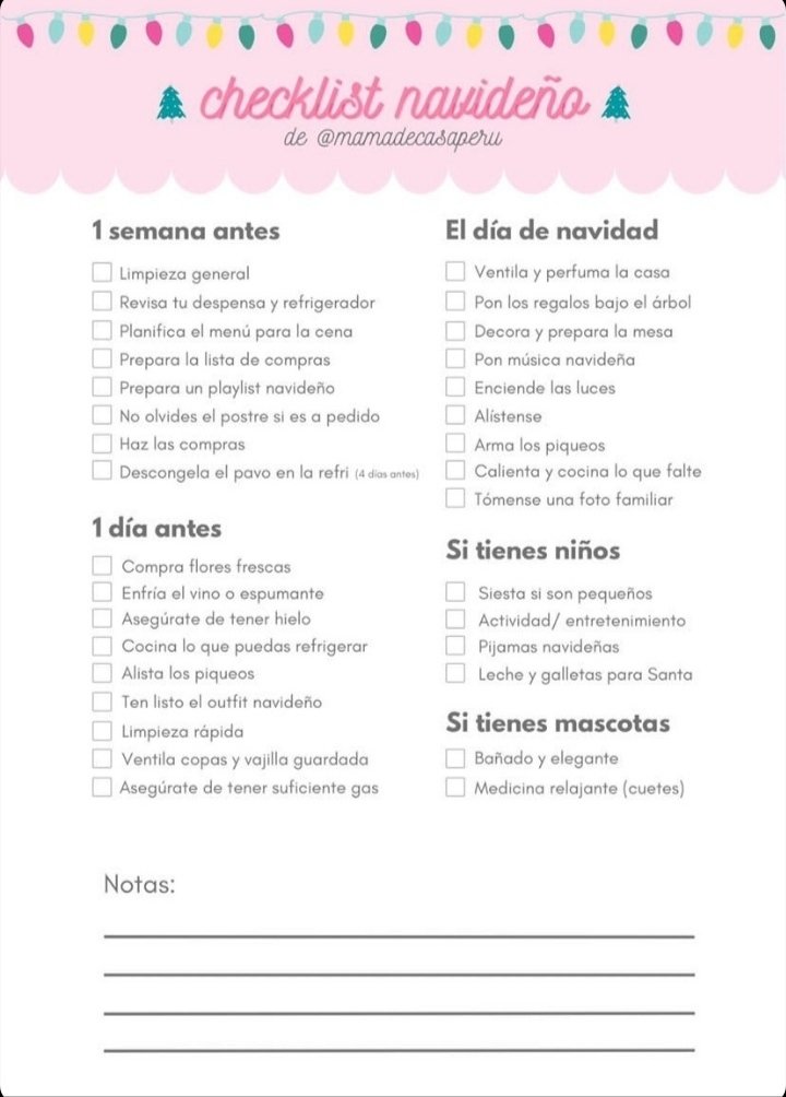 Check list para limpiar la casa antes de Navidad