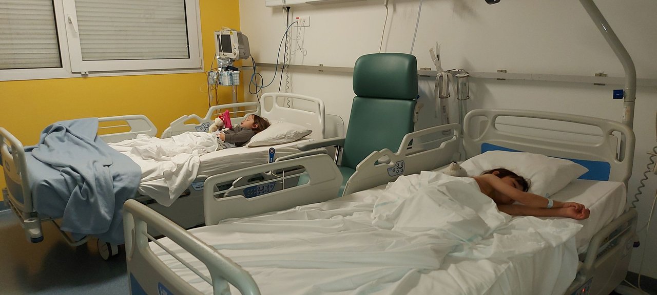 My son was admitted to the hospital last week of May
