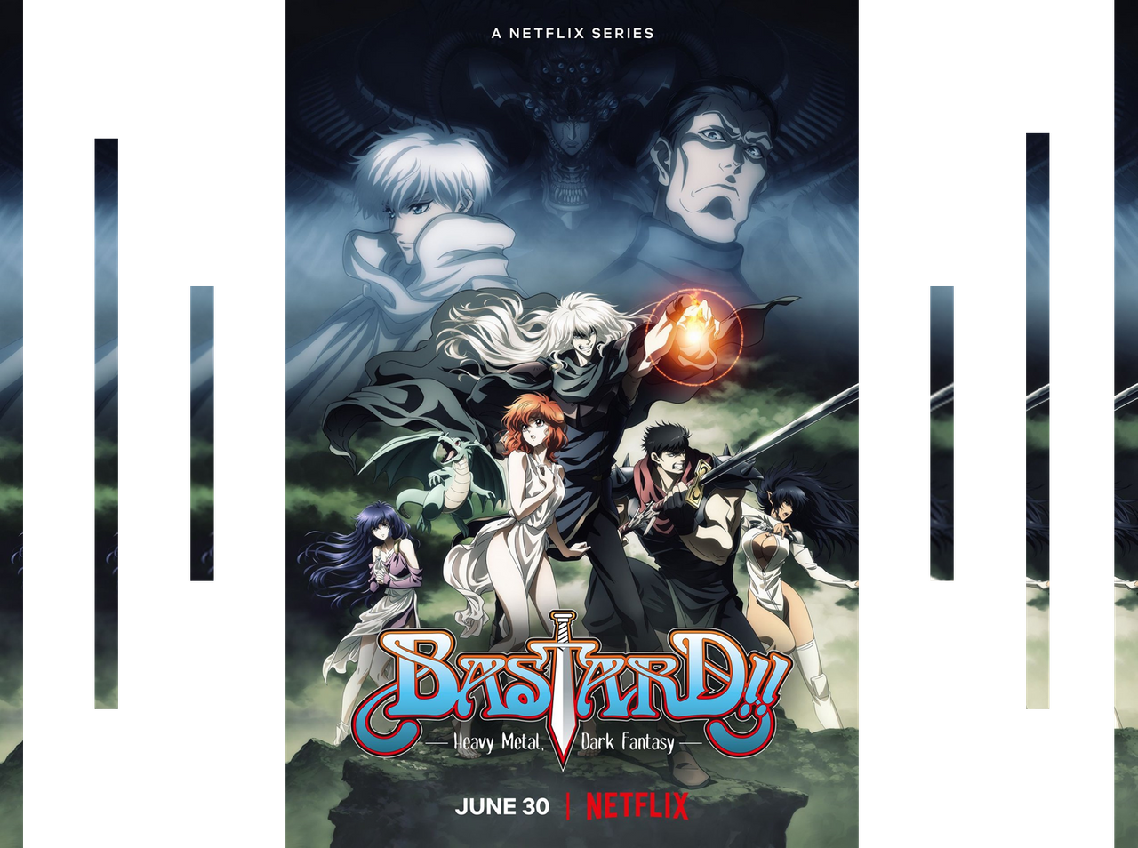 BASTARD‼': Novo anime da Netflix ganha poderoso teaser oficial