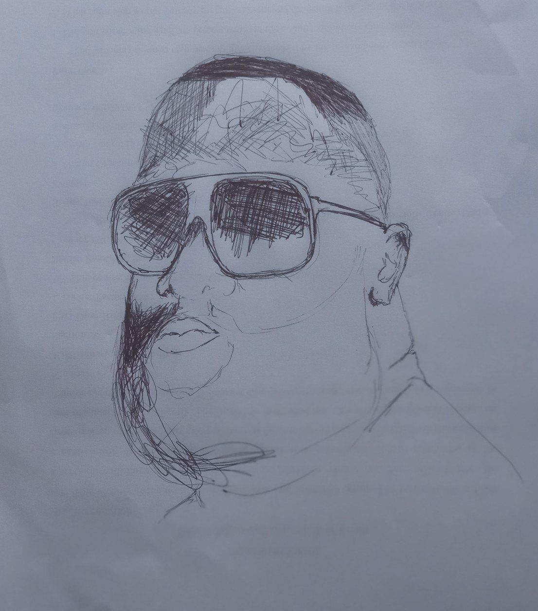 Pend Drawing: Big beard nigga | PeakD