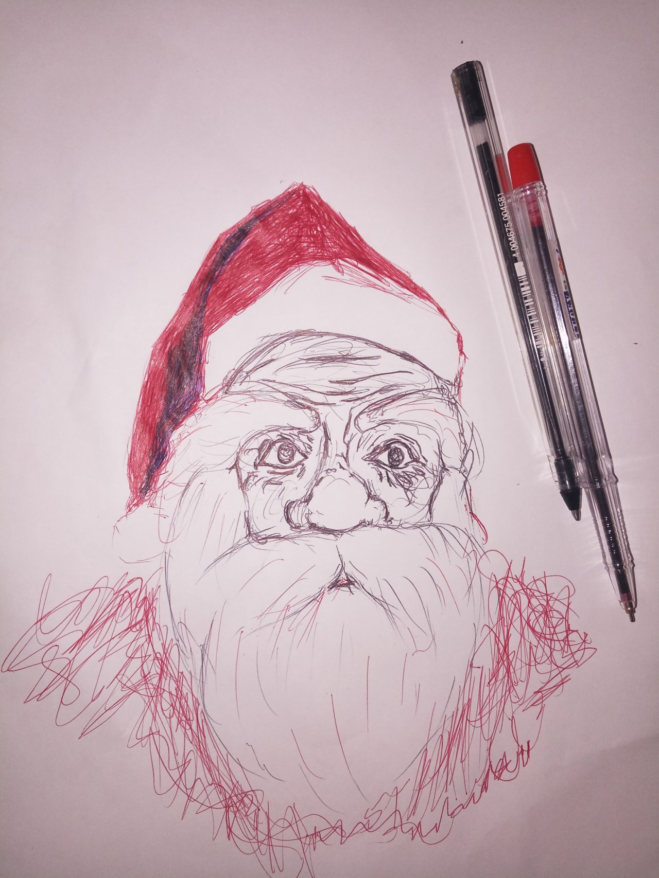 Easy How to Draw Santa Claus Tutorial Video and Coloring Page-saigonsouth.com.vn