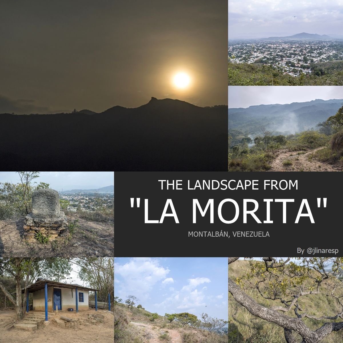 THE LANDSCAPE FROM "LA MORITA" IN MONTALBÁN, CARABOBO, VENEZUELA