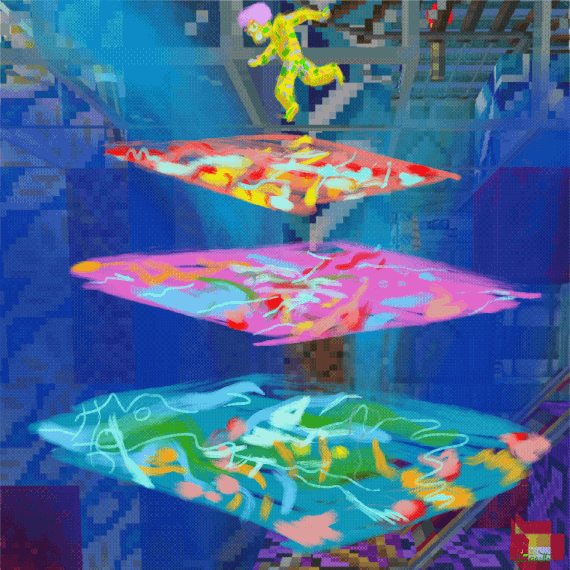 Certified Art Jumper Badge is rare digital art by Joe Chiappetta Certified Art Jumper Badge is rare digital art by Joe Chiappetta