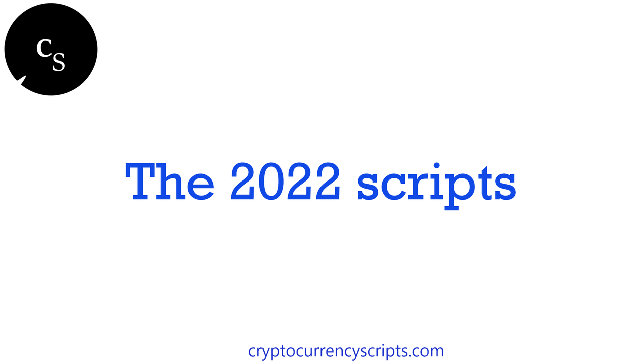Cryptocurrencyscripts annual report
