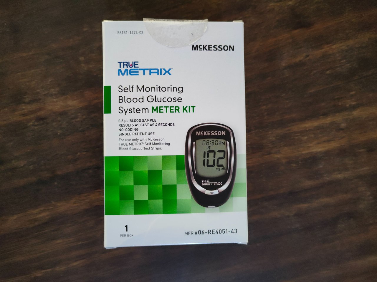 McKesson Medidor de glucosa en sangre True METRIX PRO - 1/caja