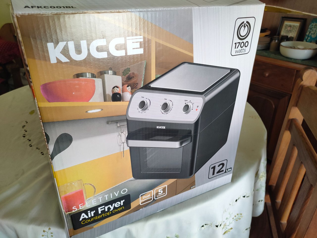 Horno freidora de aire 12L Kucce - Multimax Store