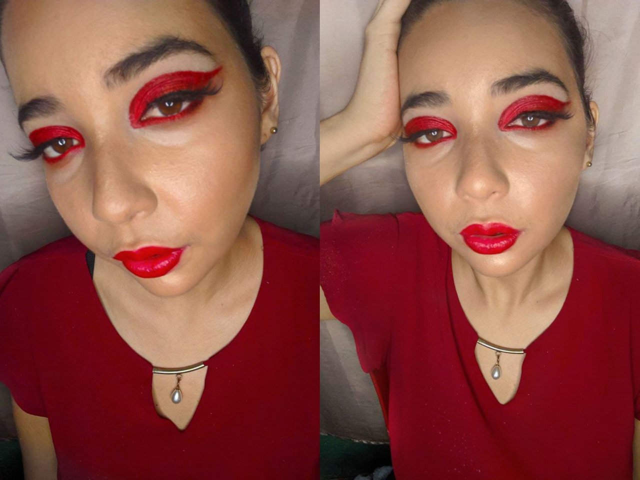 Makeup: ALL RED | PeakD