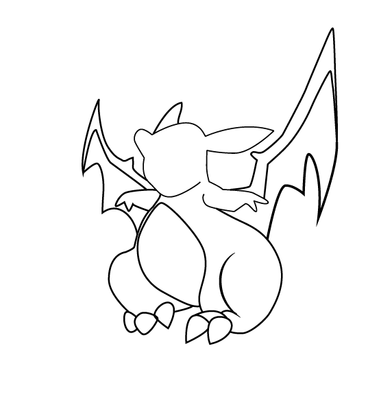 🔥 Drawing Charizard, Dibujando a Charizard POKEMON ART [ESP