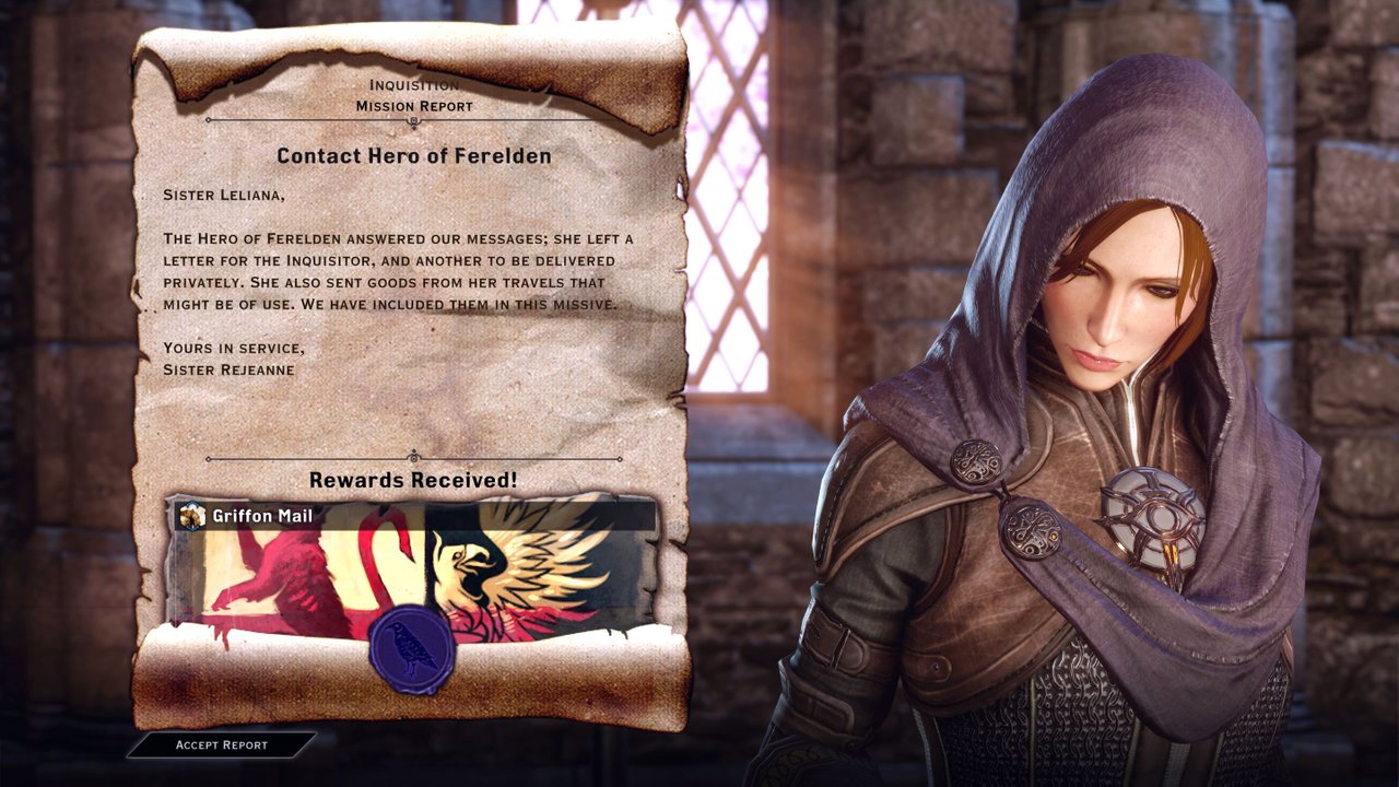 A letter from the Hero of Ferelden