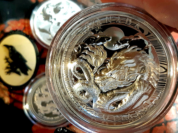 $50 Fine Silver Coin – Year of the Dragon