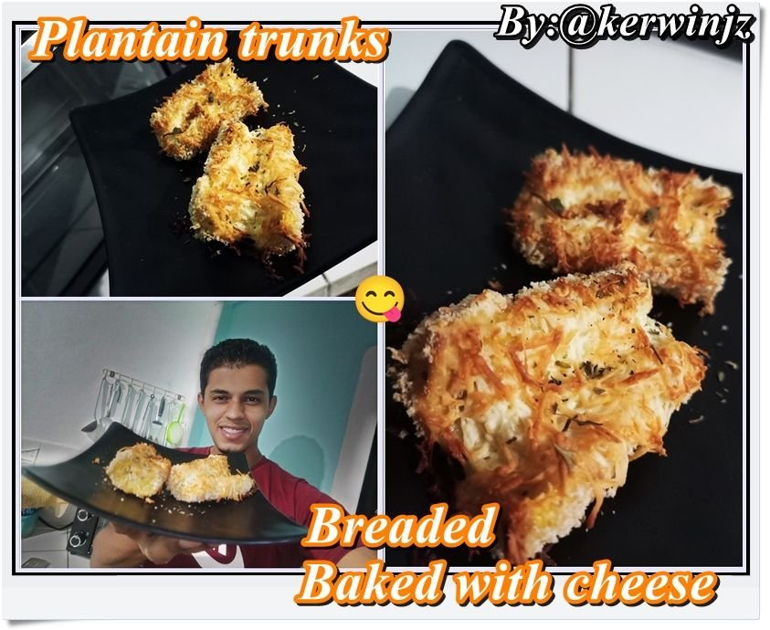 ESP/ENG] Tronquitos de Plátano macho, empanizados y horneados con queso. /  Plantain trunks, breaded and baked with cheese. ? | PeakD