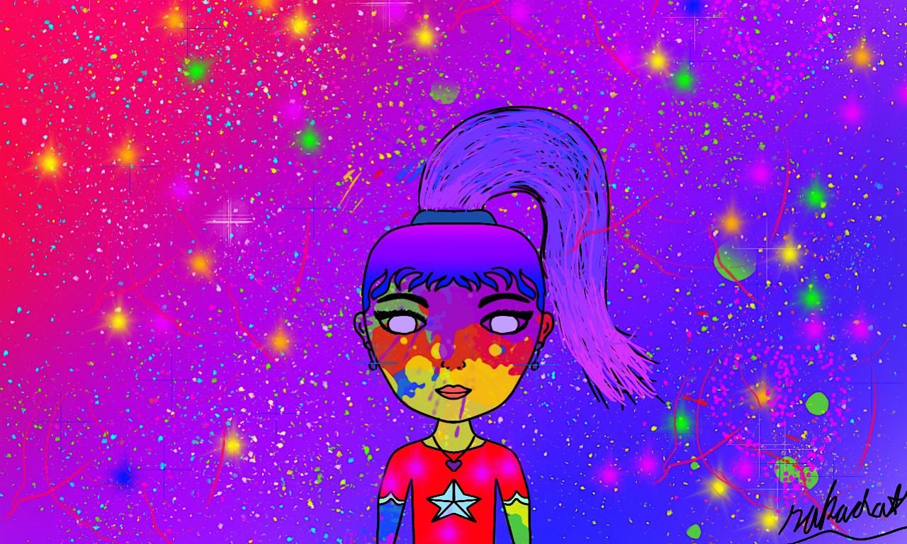 👧 Unknown Girl In An Unknown World 🌌 My Latest iPad Drawing | PeakD