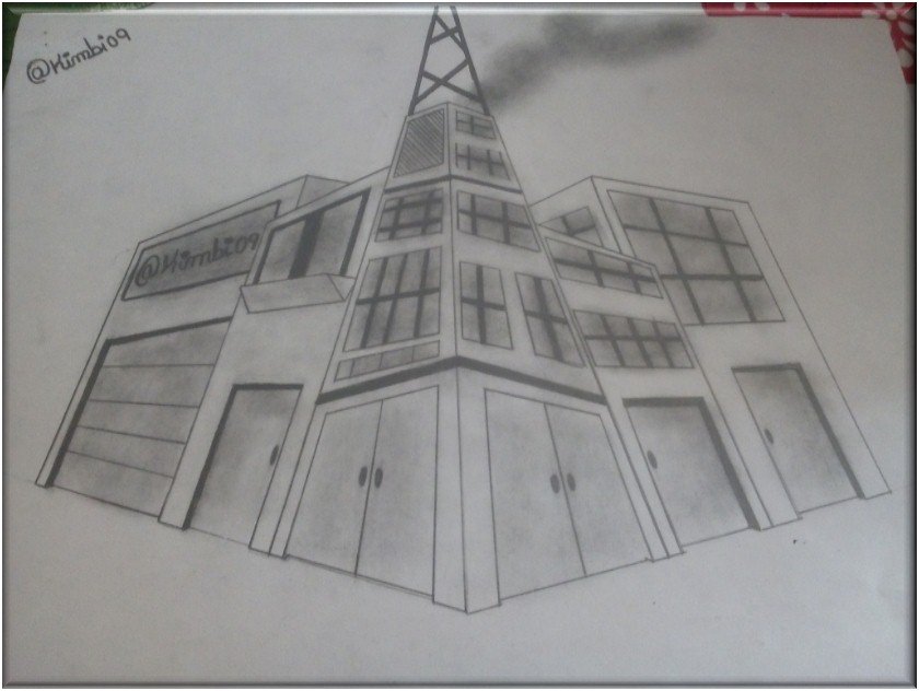 Dibujo En Profundidad Con Perspectiva Mi Fabrica De Corazones Tres Puntos De Fuga Kimbi09 Con Paso A Paso Peakd