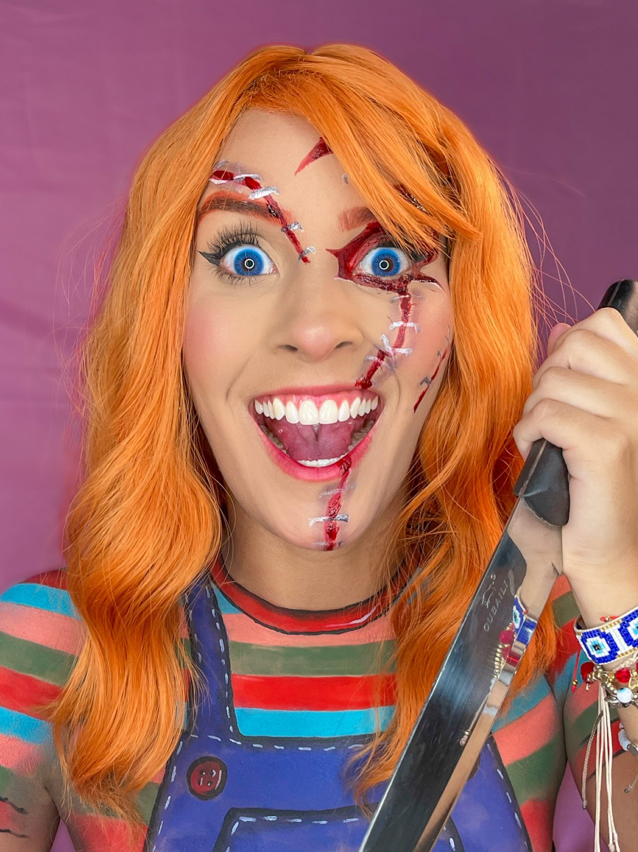 Esp Eng Maquillaje De Chucky