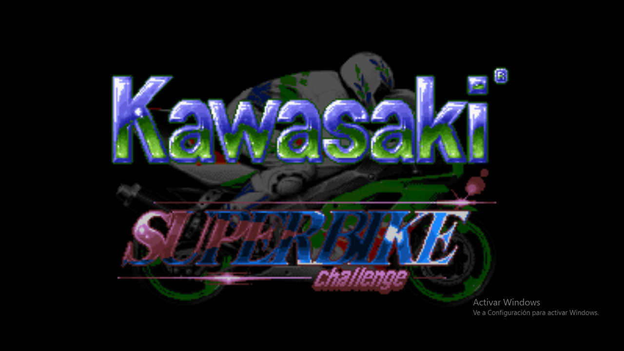 KAWASAKI SUPER NINTENDO CORRIDA DE MOTO JOGO SNES