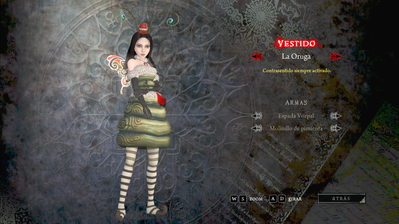 Alice: Madness Returns - All dresses and weapons. 