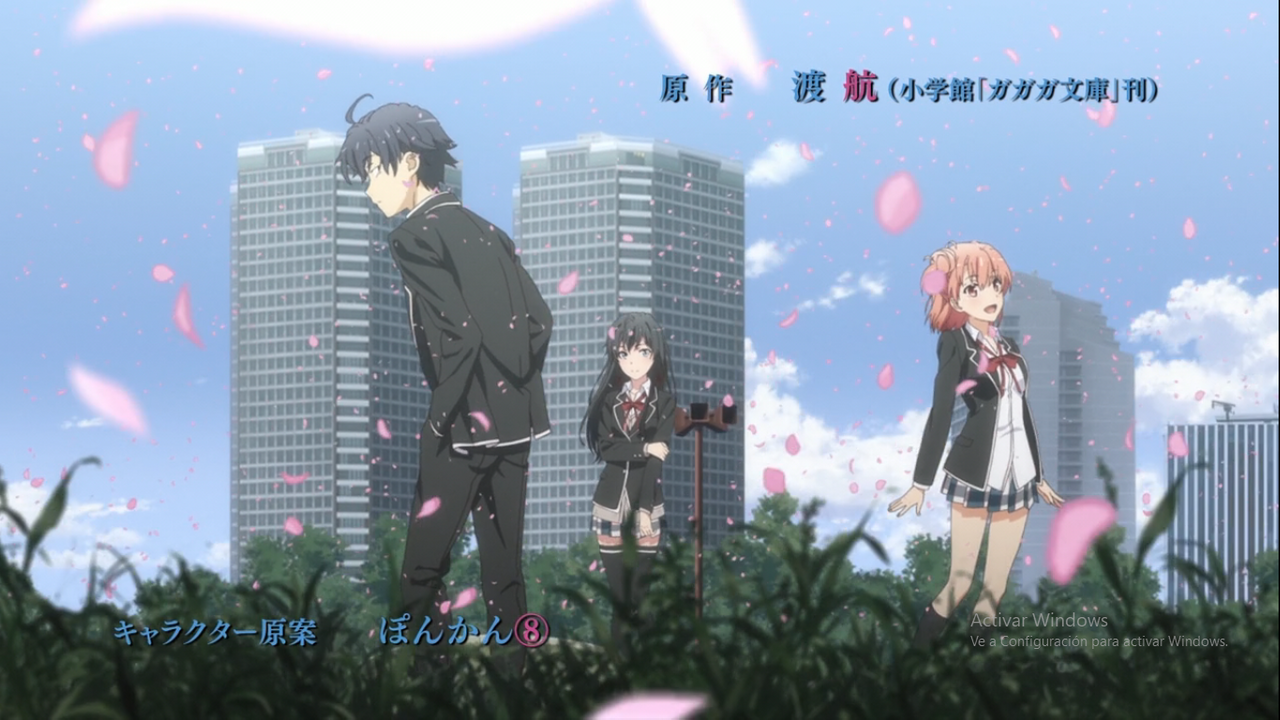 1º episódio de Yahari Ore no Seishun Love Come wa Machigatteiru