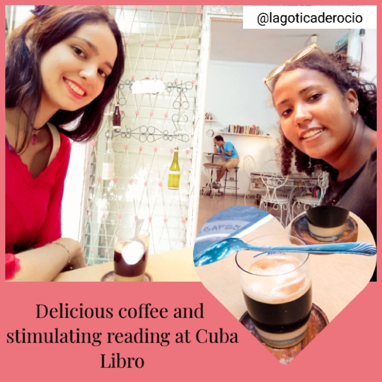 Delicious coffee and stimulating reading at Cuba Libro