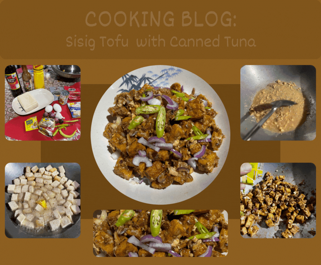 How I Cook Sisig Tofu with Canned Tuna: Healthy Version Because Health is Wealth