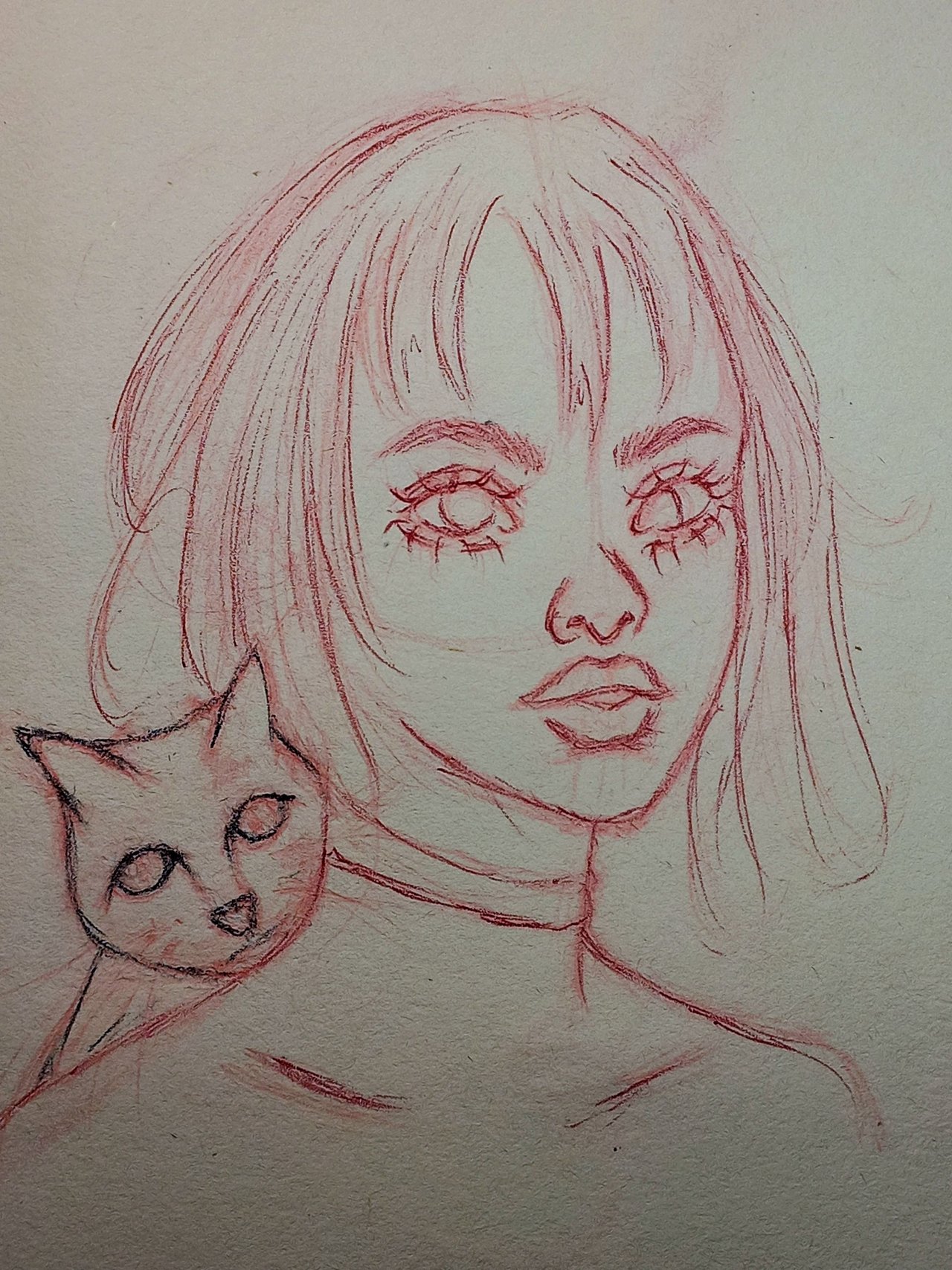 Girl and Her Cat