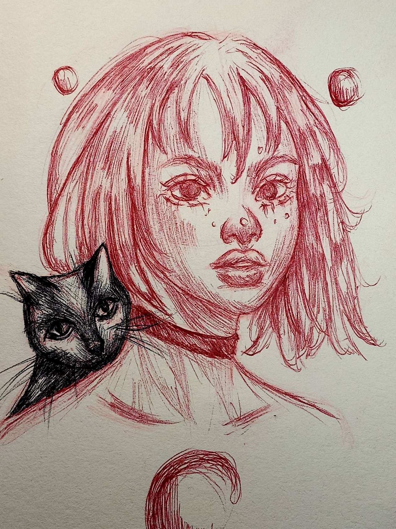 Girl and Her Cat